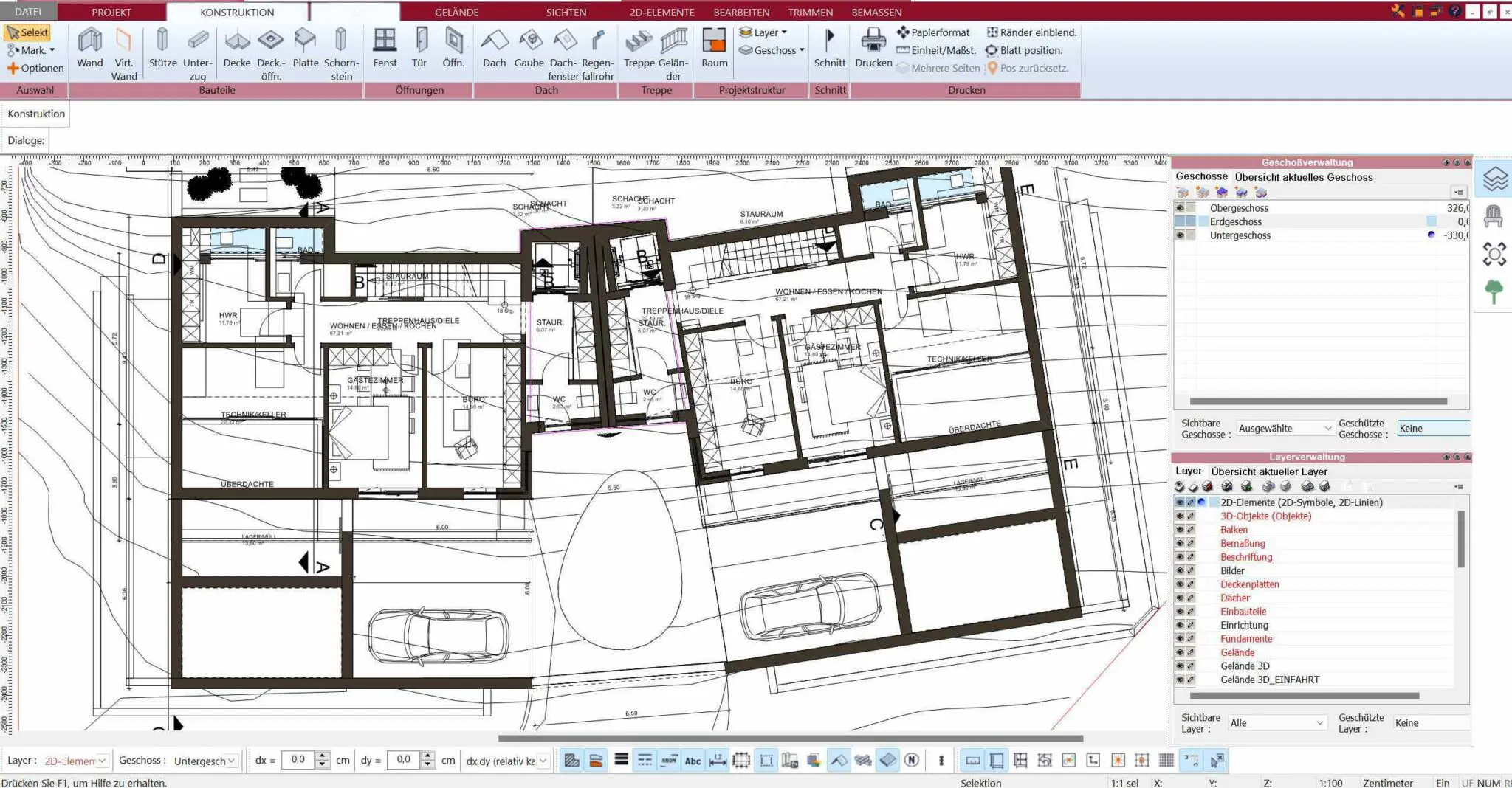 Keller Selber Planen Mit Dem Plan7Architekt