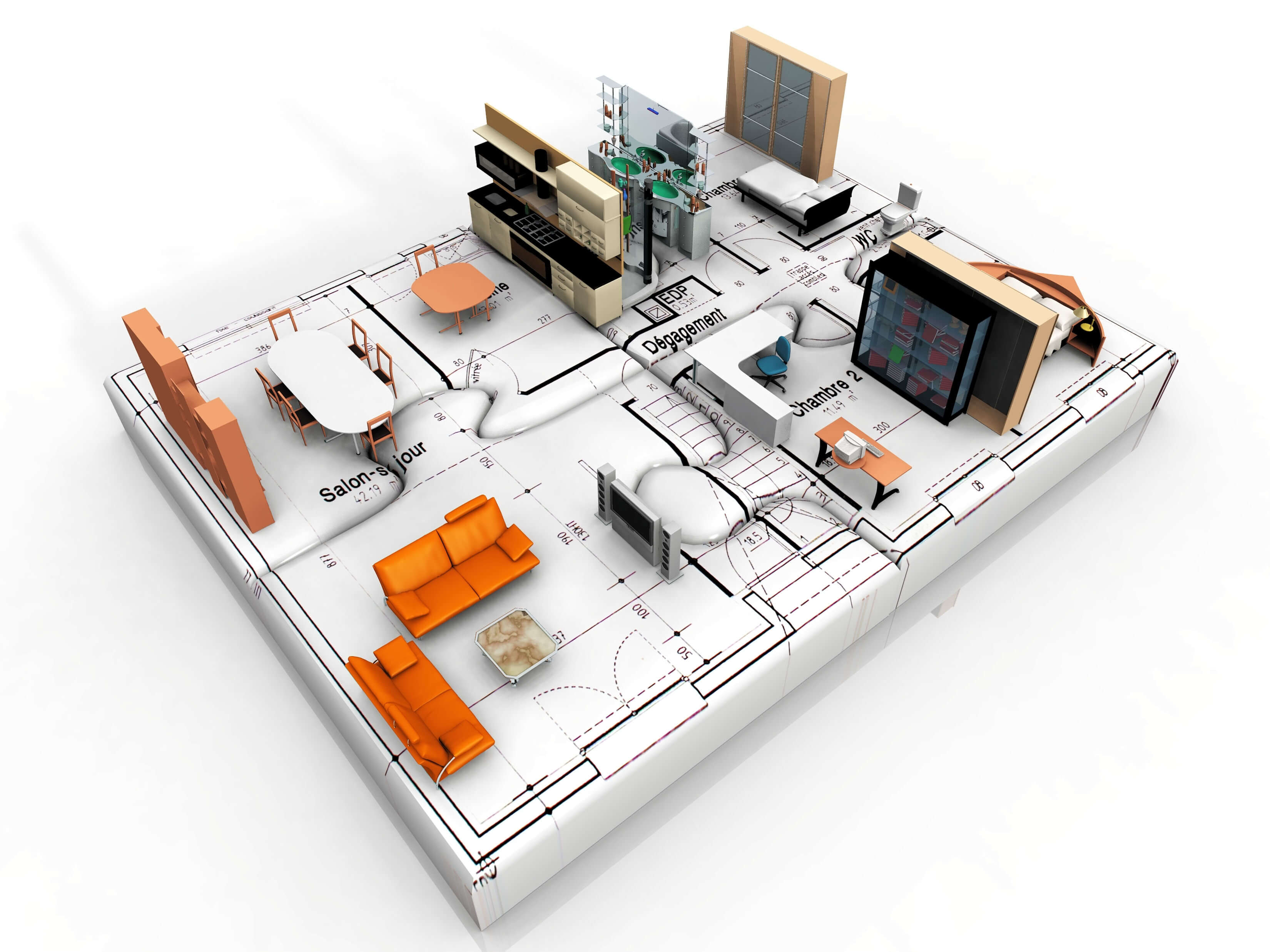 3D CAD Elektroplanung mit der Plan7Architekt Software / Programm