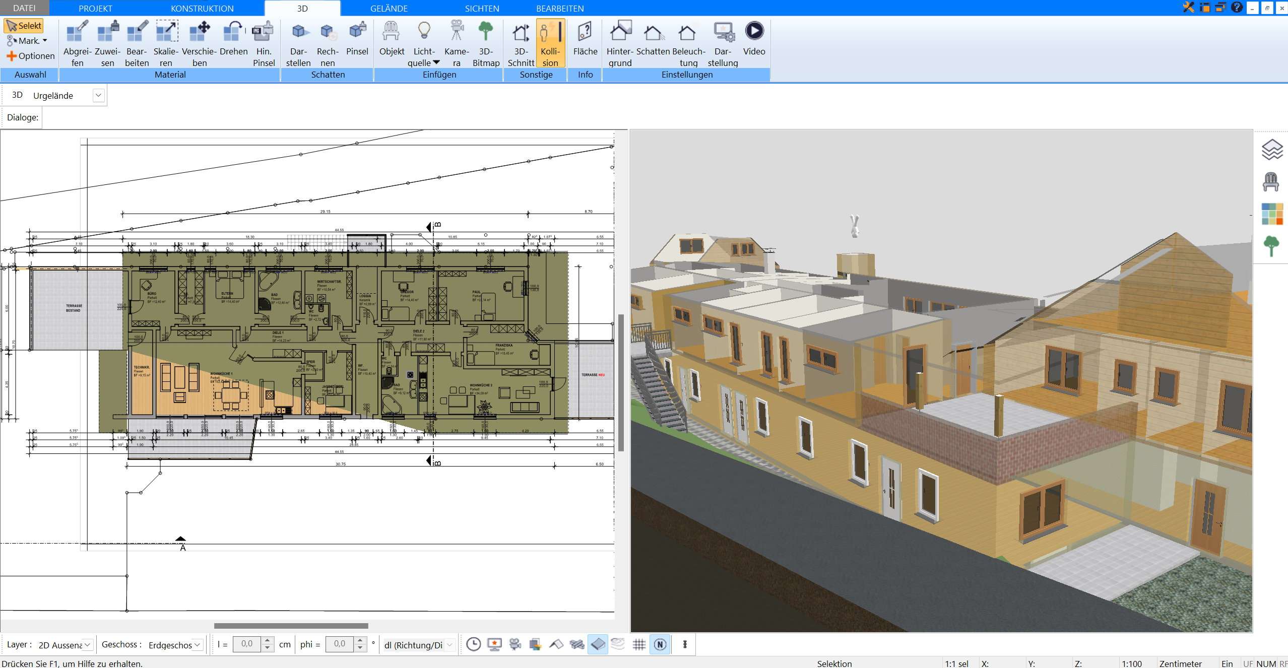 Der Plan7Architekt ist das beste Zeichenprogramm für Häuser und Grundrisse