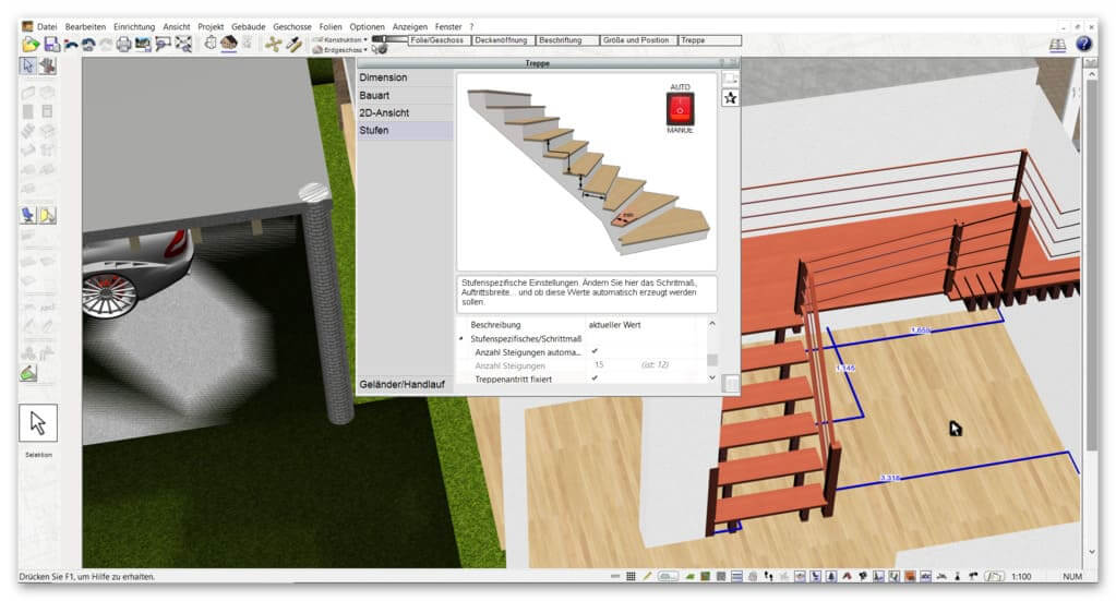 Treppe-zeichnen-mit-der-Alternative-für-Architekt-3D