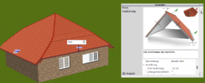 Dach selber planen im Plan7Architekt