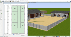 So sieht die Stallplanung mit dem Plan7Architekt aus