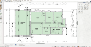 Ein Grundriss, der mit dem Plan7Architekt erstellt wurde