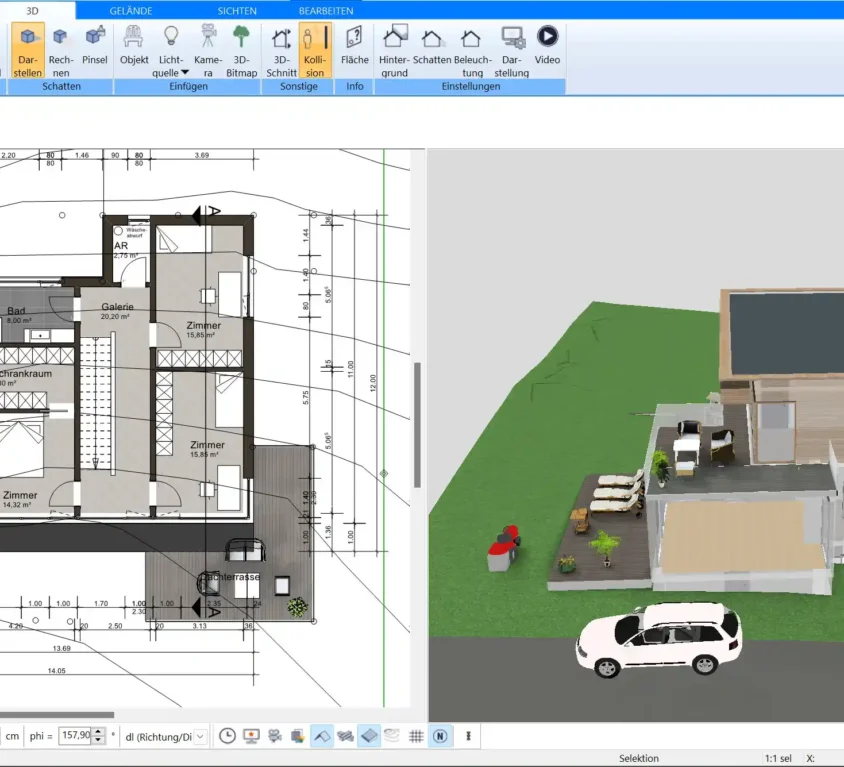 Haus selber planen mit dem Plan7Architekt