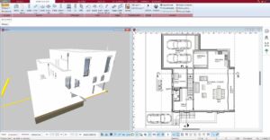 Split Level Haus Grundriss planen mit dem Plan7Architekt