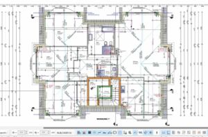 Ein Aufteilungsplan, der mit dem Plan7Architekt erstellt wurde