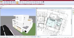 Grundriss was bedeutet die Abkürzung AF - im Plan7Architekt werden Grundrisse automatisch bemaßt und beschriftet