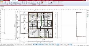 Traditioneller Grundriss, der mit dem Plan7Architekt erstellt wurde