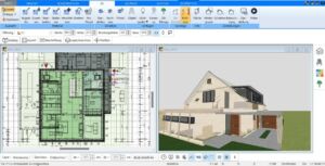 Grundriss der mit dem Plan7Architekt geplant wurde