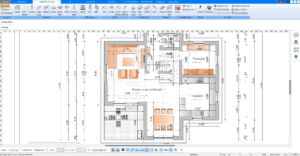 Mit dem Plan7Architekt kann man Restaurantgrundrisse planen