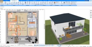 Mit dem Plan7Architekt können Sie Ihren Bauernhausgrundriss-Umbau nach deutschen Baustandards planen