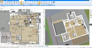 Im Plan7Architekt kann man die Bruttogeschossfläche berechnen lassen