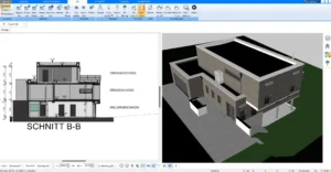 Die Grundfläche kann im Plan7Architekt automatisch und manuell berechnet werden