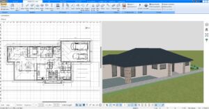 Mit dem Plan7Architekt können private Bauherren Grundrisse nach deutschen Baustandards planen