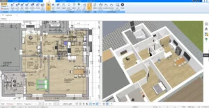 Mit dem Plan7Architekt lässt sich der Bauplan nach deutschen Baustandards erstellen