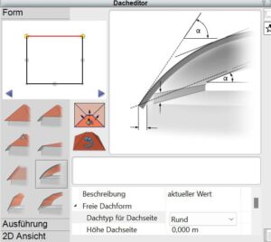 Tonnendach im Plan7Architekt