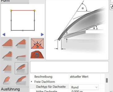 Tonnendach im Plan7Architekt