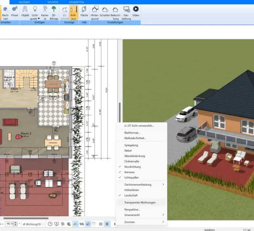 Architektur Design Software - der Plan7Architekt