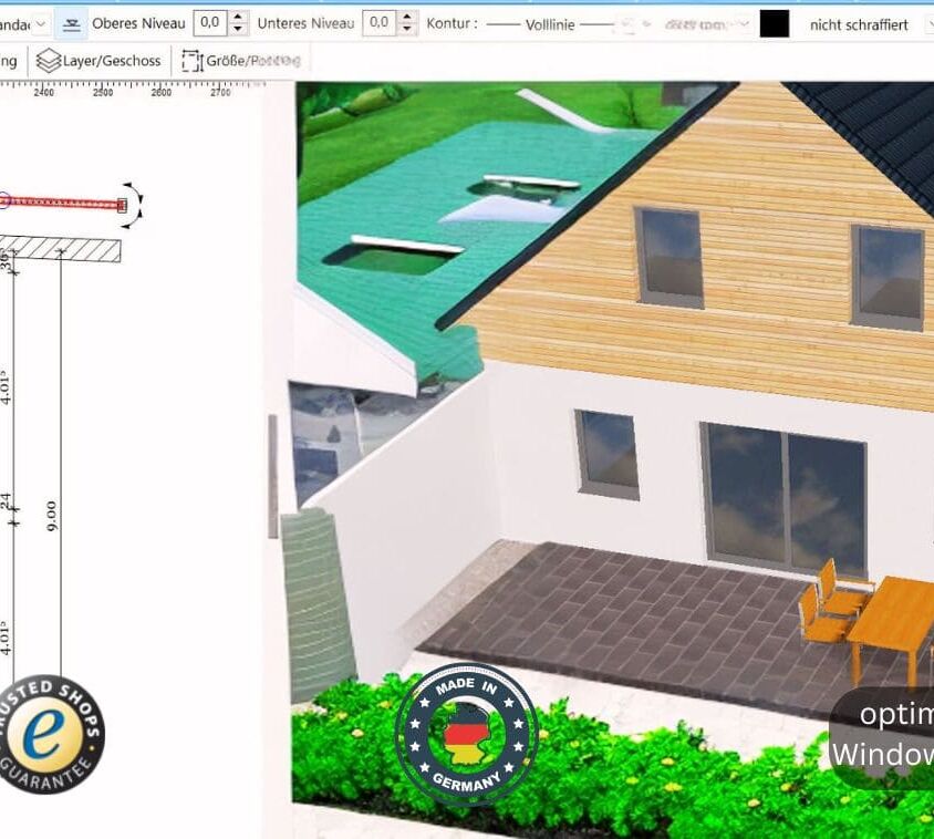 Innenraum Planung mit 3D CAD Software von Plan7Architekt
