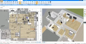 Innenraum Planung mit 3D CAD Software von Plan7Architekt