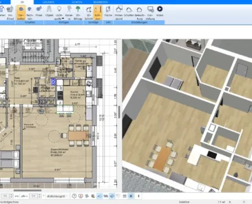 Mit dem Plan7Architekt können Sie Ihren Keller und das gesamte Haus virtuell planen