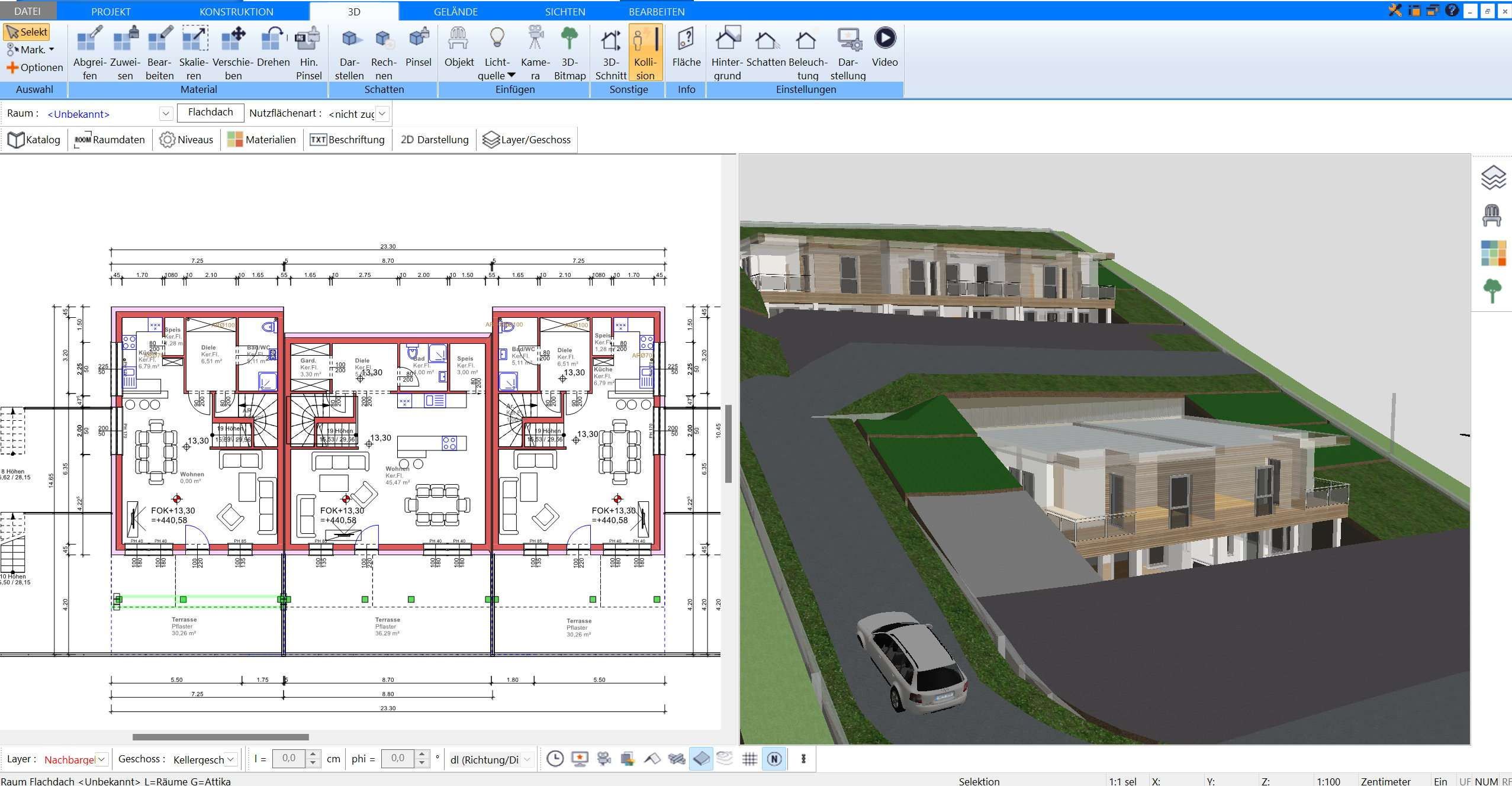 Der Plan7Architekt ist das perfekte Hausplaner Programm für private Bauherren, das dabei hilft Kosten bei der Hausplanung zu senken