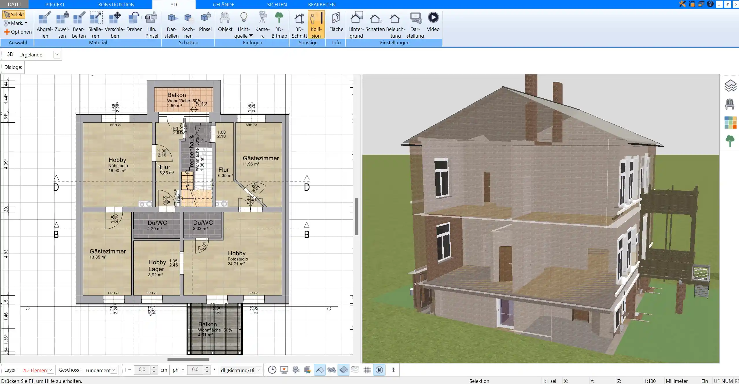 Der Plan7Architekt ist die ideale Software, mit der man energieeffiziente Häuser planen kann