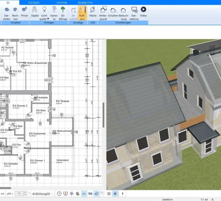 Durch die bessere Planung mit dem Plan7Architekt lässt sich auch die Baudauer besser abschätzen