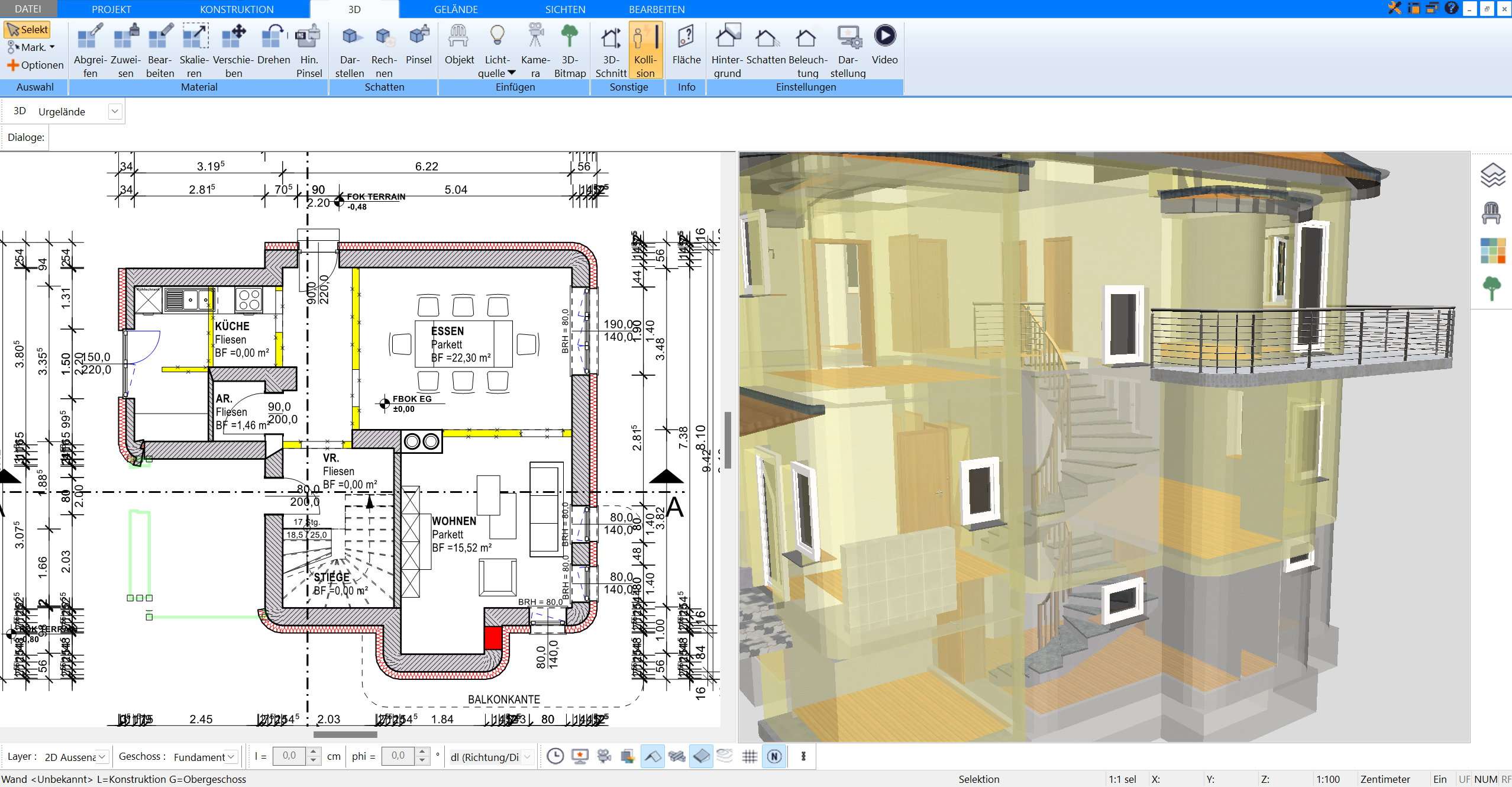 Effiziente Elektroinstallationsplanung – Planen Sie Ihre Elektroinstallation präzise mit Plan7Architekt.