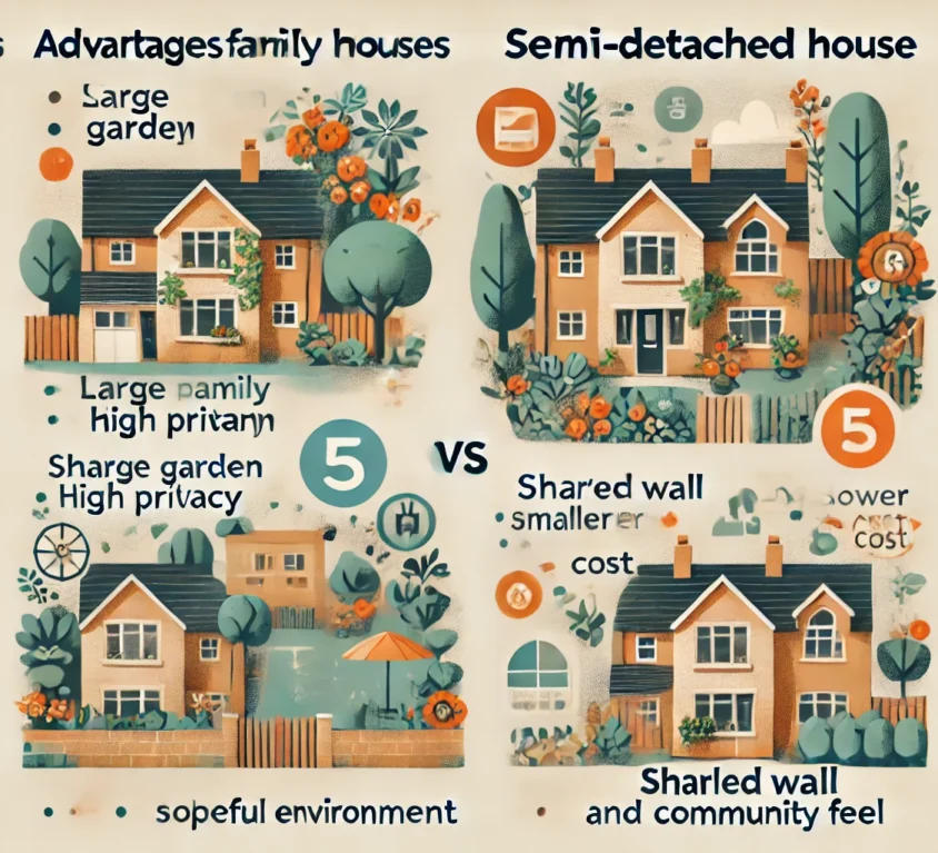 Einfamilienhaus & Doppelhaushälfte - Unterschied, Vor & Nachteile