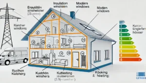Einfamilienhaus durchschnittlicher Gasverbrauch