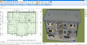 Elektroinstallation in 2D und 3D planen – Visualisieren Sie die Platzierung von Steckdosen und Schaltern effizient in 2D und 3D.