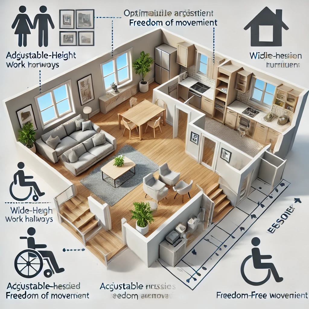 Ergonomie und Bewegungsfreiheit im Grundriss