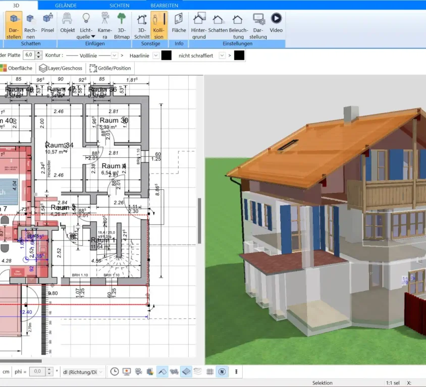 Kostenbewusste Planung mit Plan7Architekt – Planen Sie effizient und sehen Sie Ihre Baupläne realistisch in der 3D-Ansicht