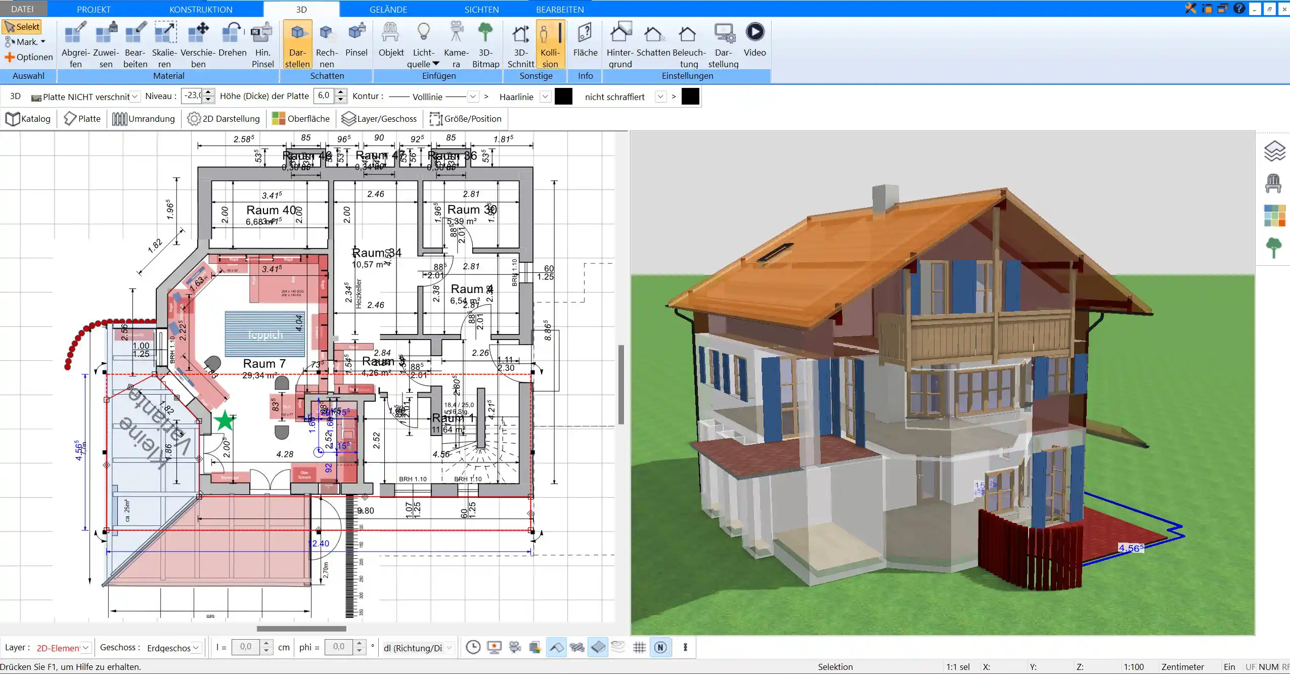 Kostenbewusste Planung mit Plan7Architekt – Planen Sie effizient und sehen Sie Ihre Baupläne realistisch in der 3D-Ansicht