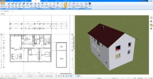 Mit dem Plan7Architekt plant man jede beliebige Gebäudeklasse und natürlich auch das Einfamilienhaus nach deutschen Baustandards