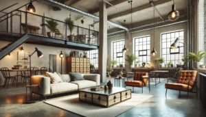 Wohnzimmer im Industrial Style einrichten