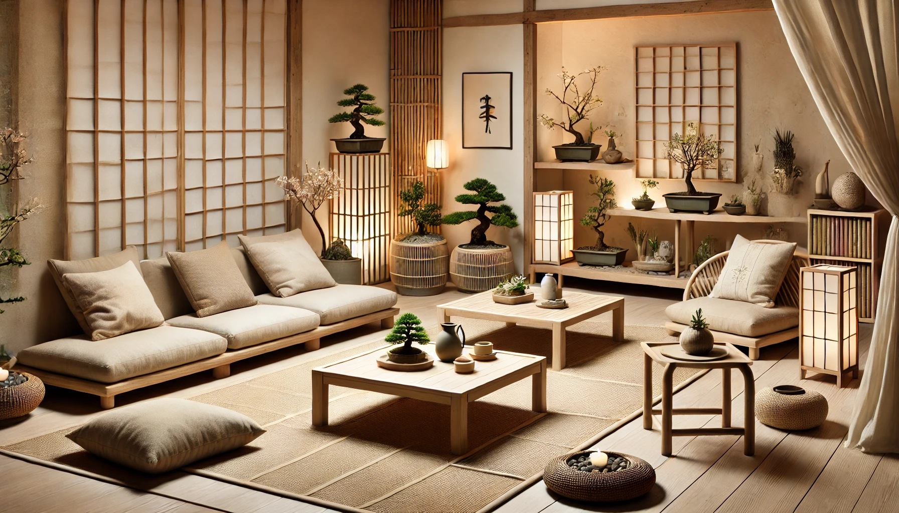 20 Tipps Wohnzimmer japanisch einrichten