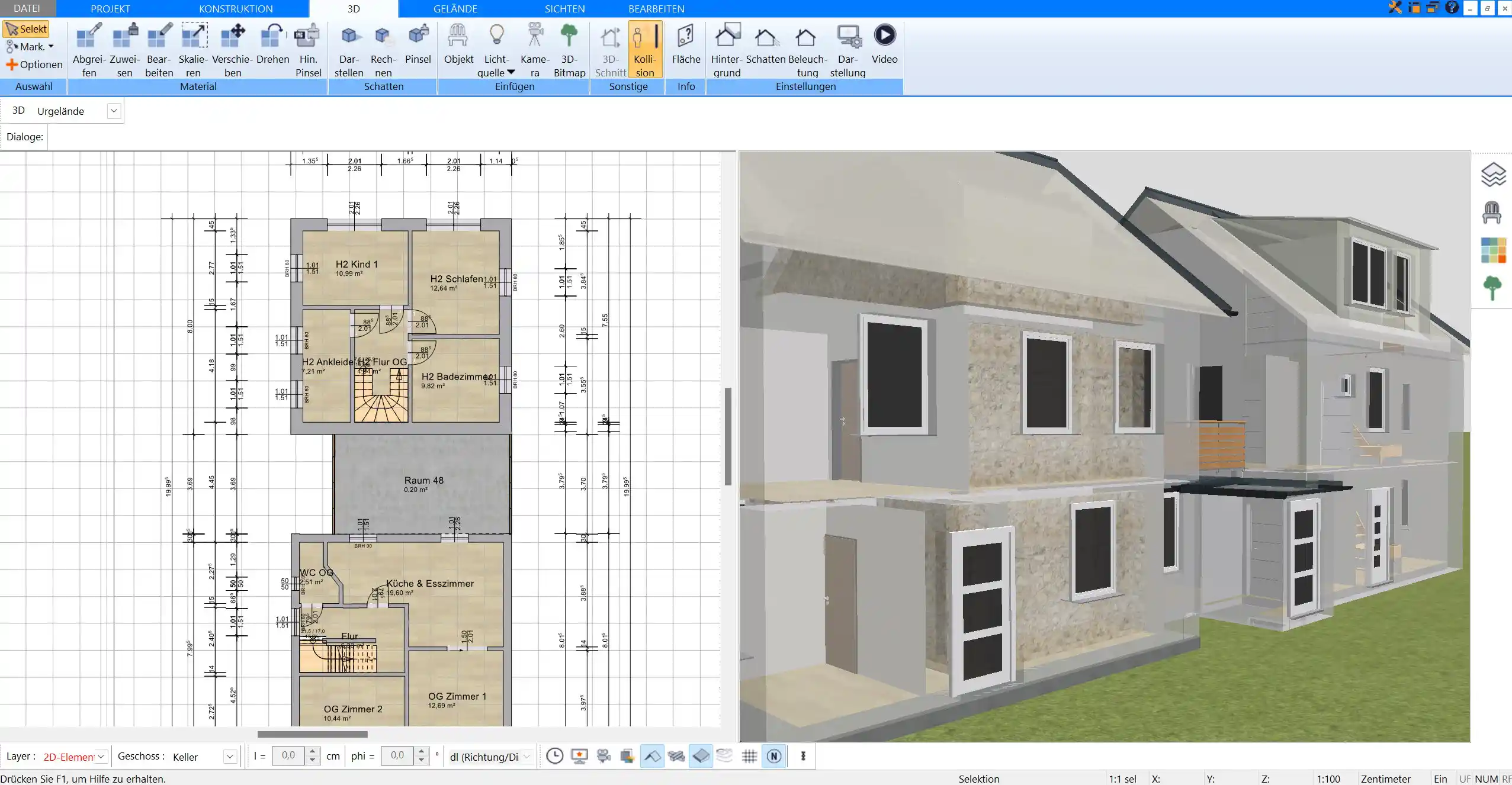 Der Plan7Architekt ist die perfekte Hausplaner Software für private Bauherren