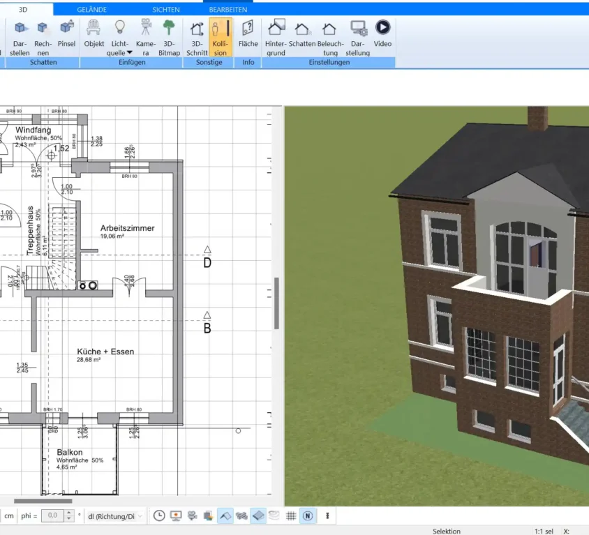 Der Plan7Architekt ist eine Hausplaner Software, die speziell für private Bauherren entwickelt wurde