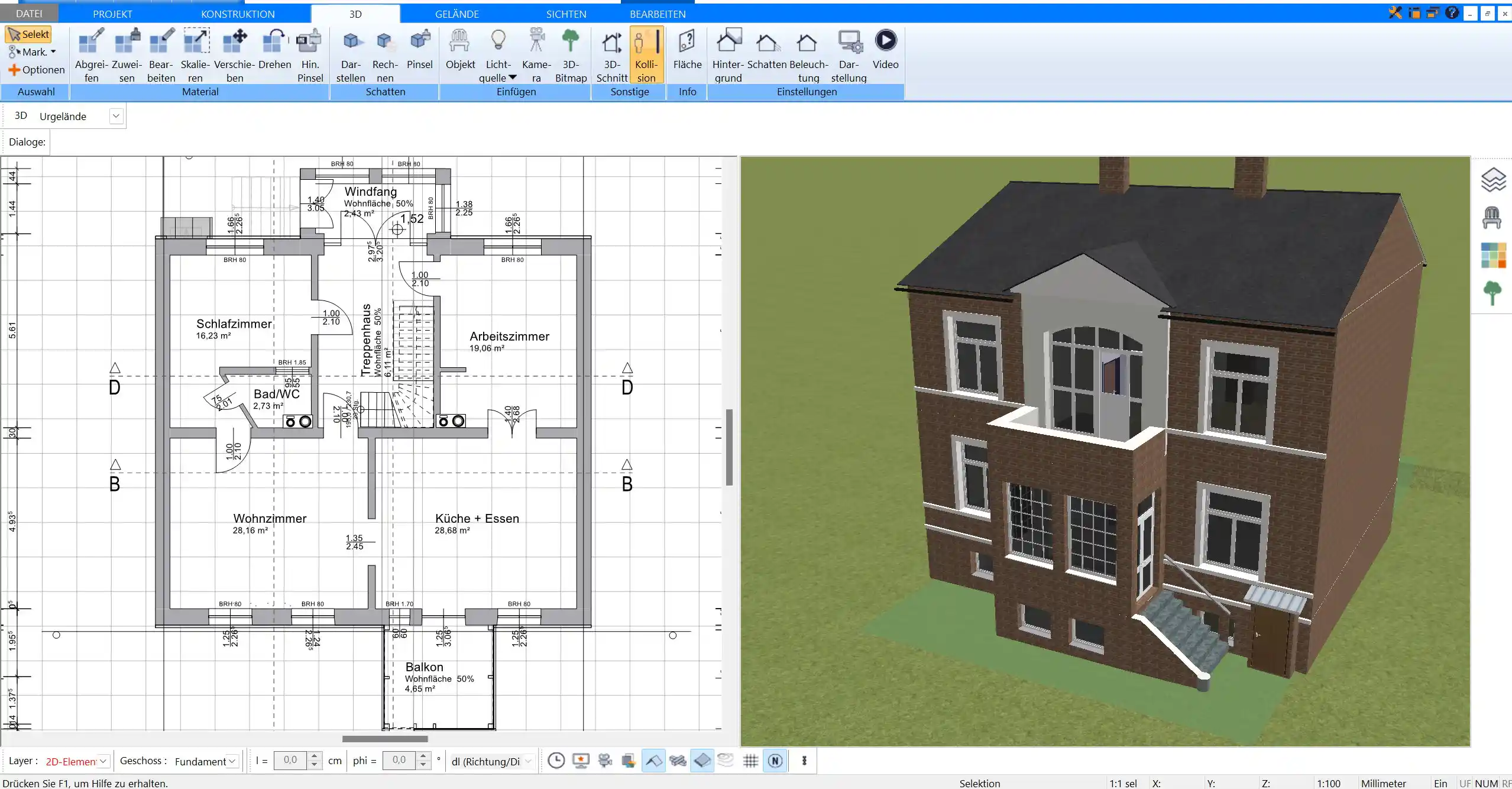 Der Plan7Architekt ist eine Hausplaner Software, die speziell für private Bauherren entwickelt wurde