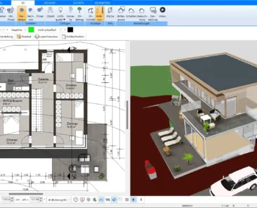 Haus mit Flachdach im Plan7Architekt