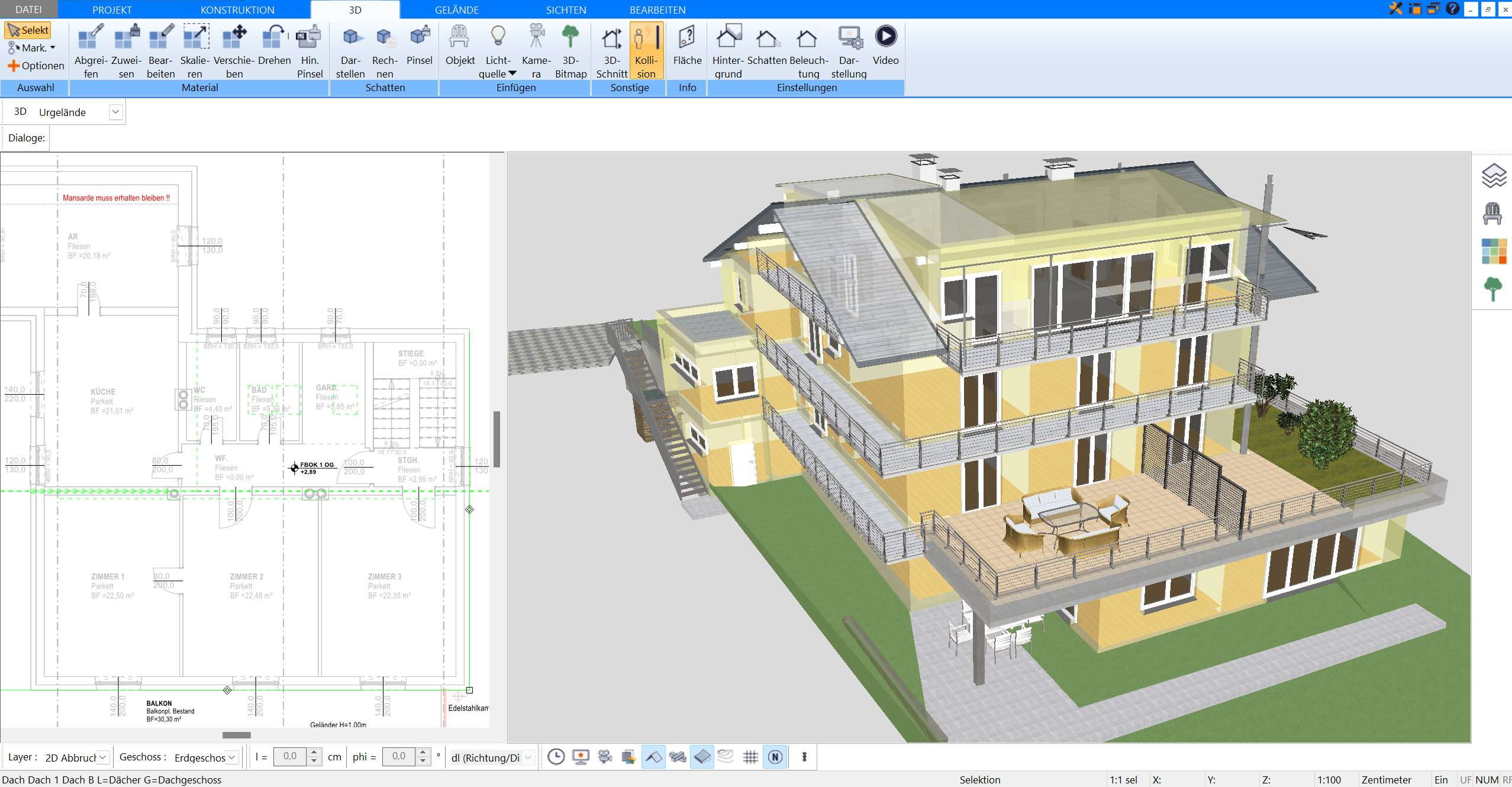 Hausbau virtuell planen mit dem Plan7Architekt