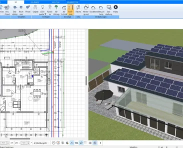 Im Plan7Architekt gibt es Simulationen für das Tageslicht und Lichtquellen