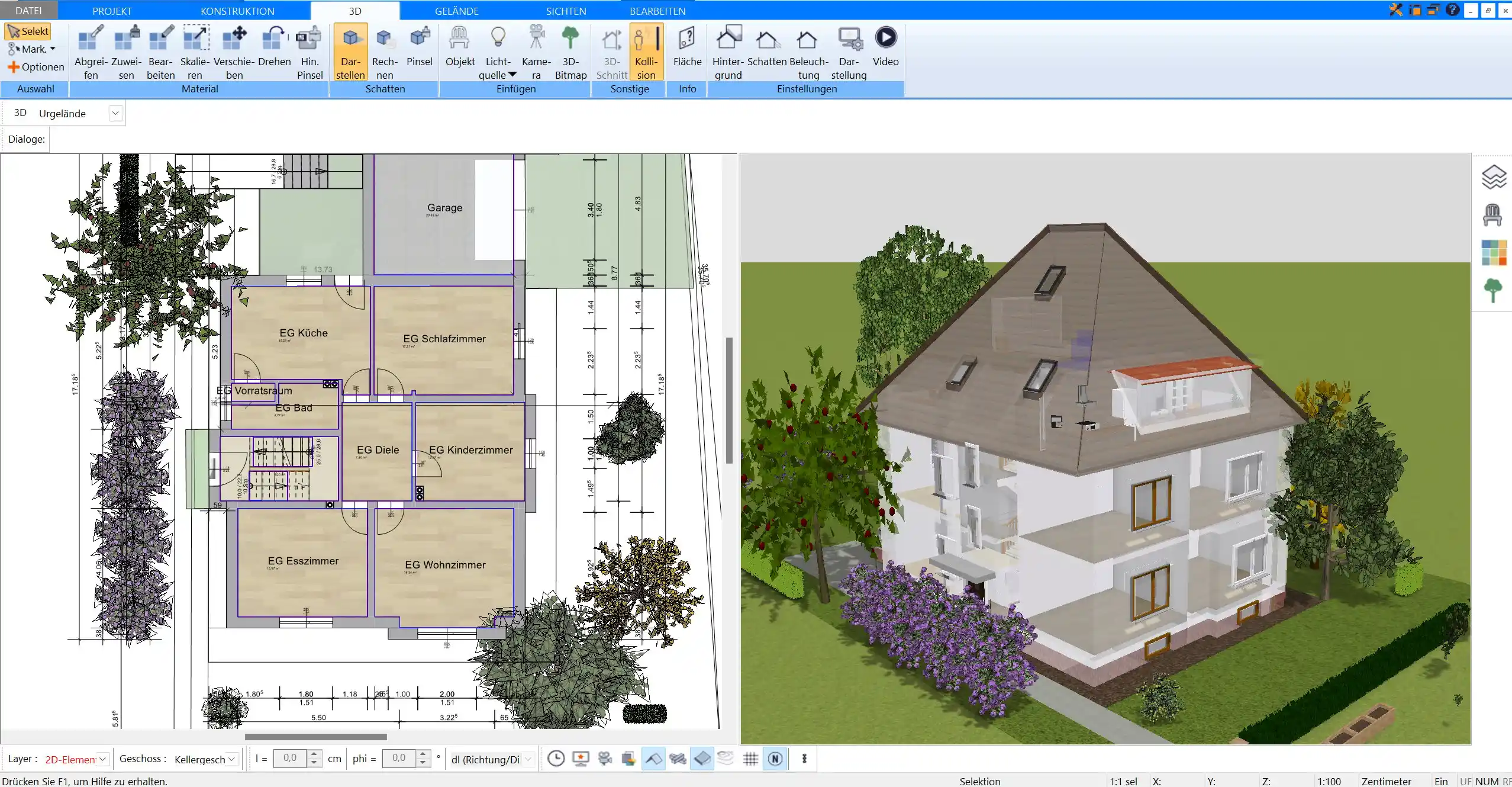 Im Plan7Architekt plant man nach deutschen Baustandards