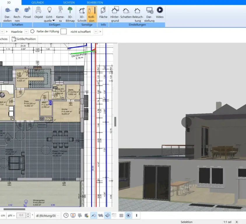 Mit dem Plan7Architekt als Hausplaner Software lässt sich der Hausbau für private Bauherren deutlich einfacher planen