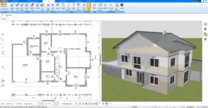 Mit dem Plan7Architekt kann die Grundfläche automatisch für die Grundsteuer berechnet werden