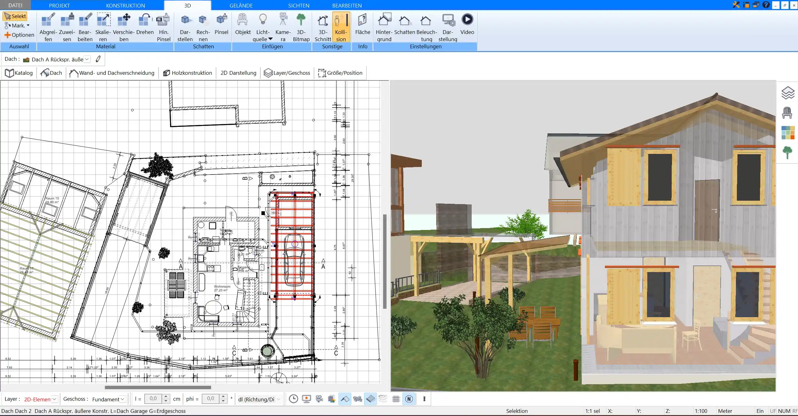 Mit dem Plan7Architekt können nachhaltige Hausbau-Pläne erstellt werden