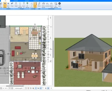 Walmdach im Plan7Architekt