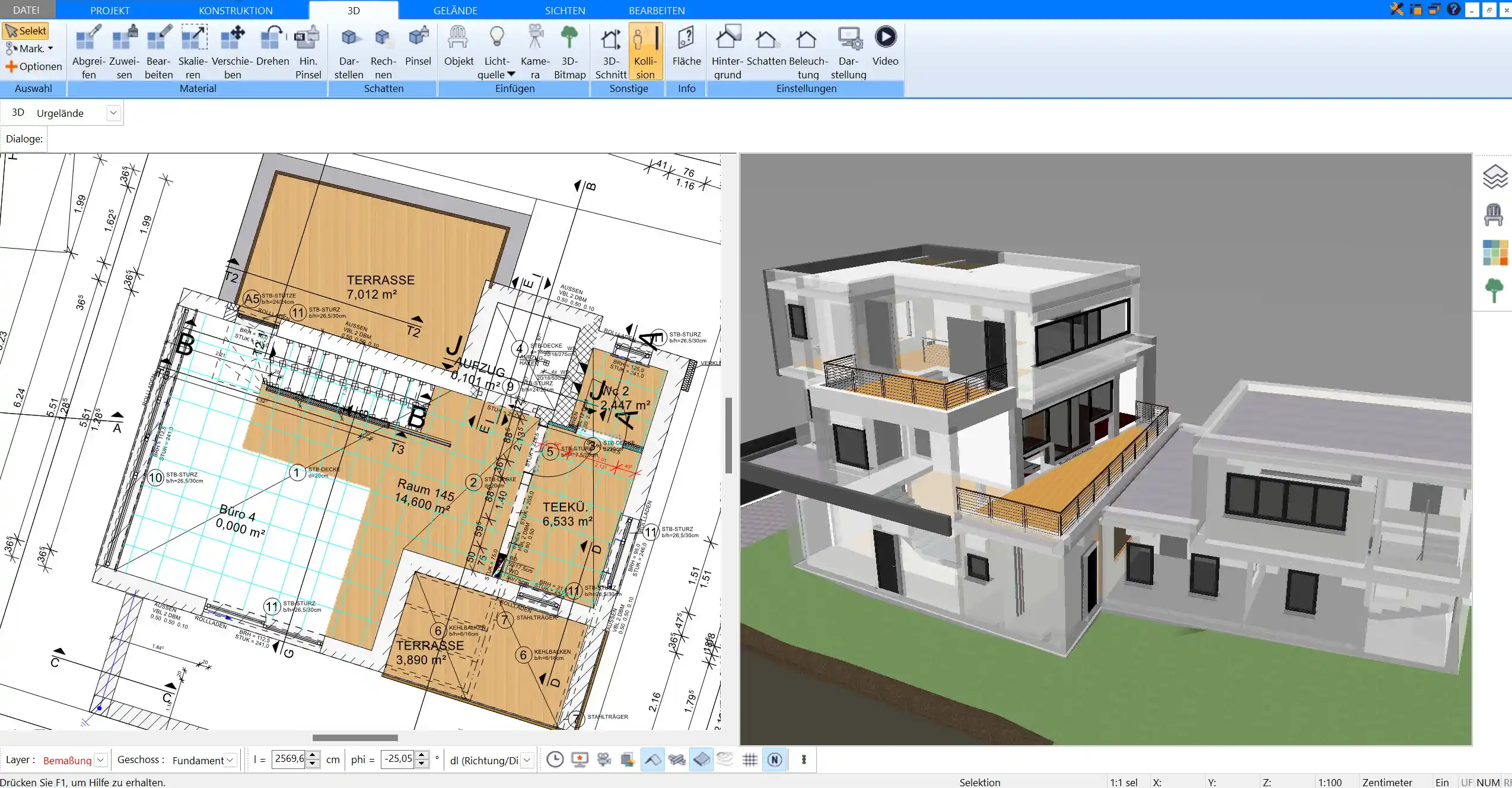 Erstellen Sie Ihre eigenen Entwürfe – erste Schritte mit Plan7Architekt, um Kosten beim Architekten zu sparen